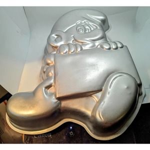Vintage Wilton Smurf Cake Pan 1983 Aluminum Mold Tin Bakeware